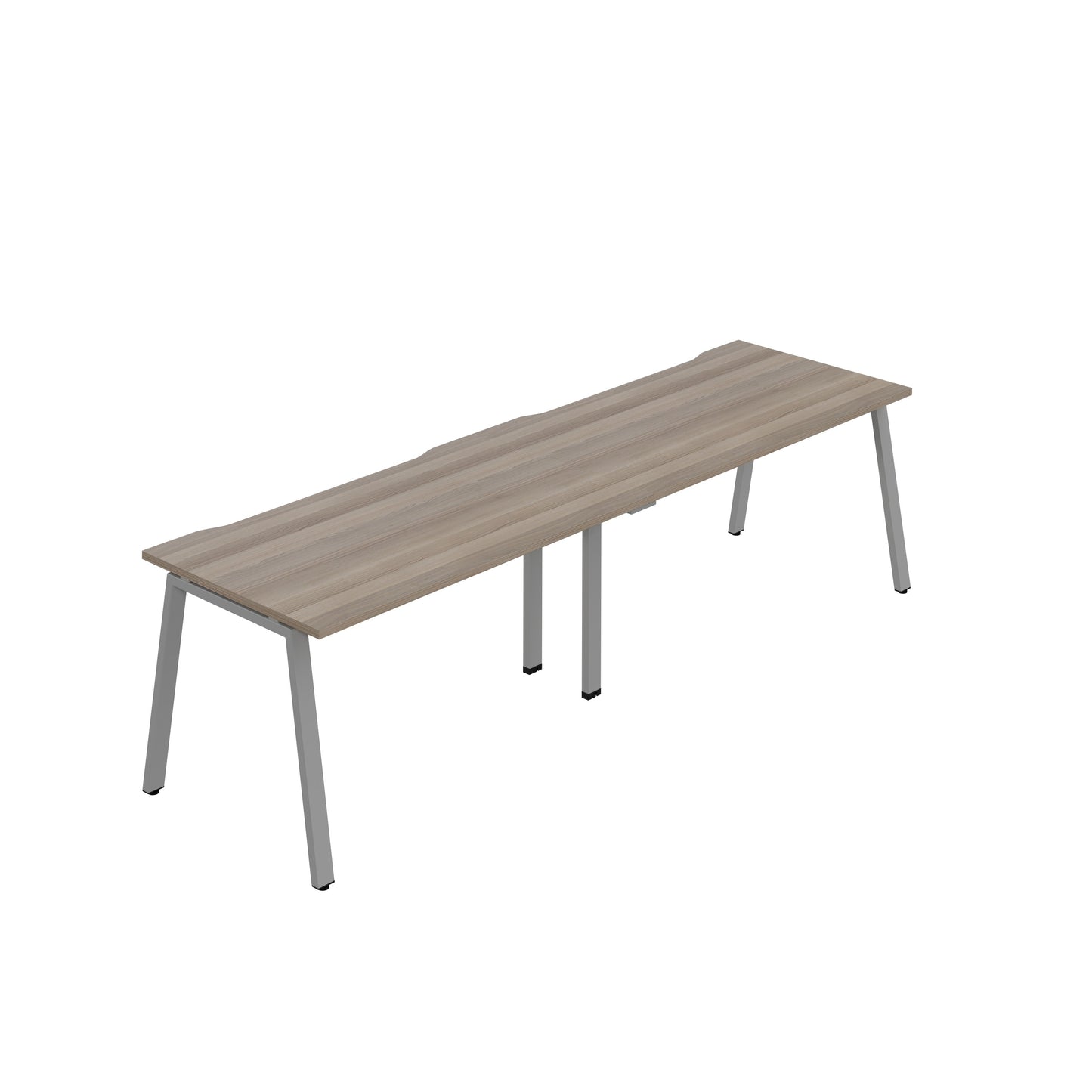 Synergy 2Sp Bench Desk|1600X800Mm|A-Frame|Greyoak/Silver