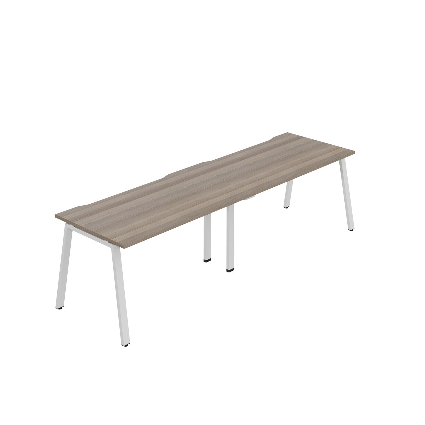 Synergy 2Sp Bench Desk|1600X800Mm|A-Frame|Greyoak/White