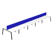 Synergy 10P Bench Desk|A-Frame|Royal Blue Screen