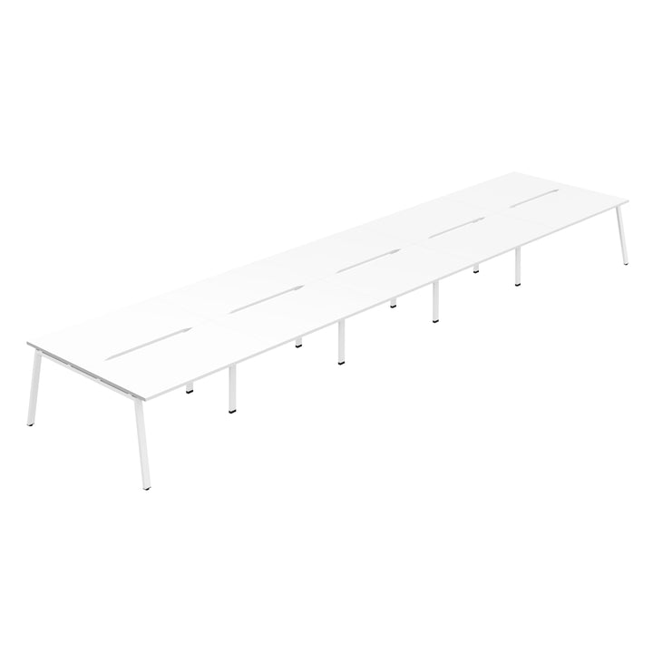 Synergy 10P Bench Desk|A-Frame