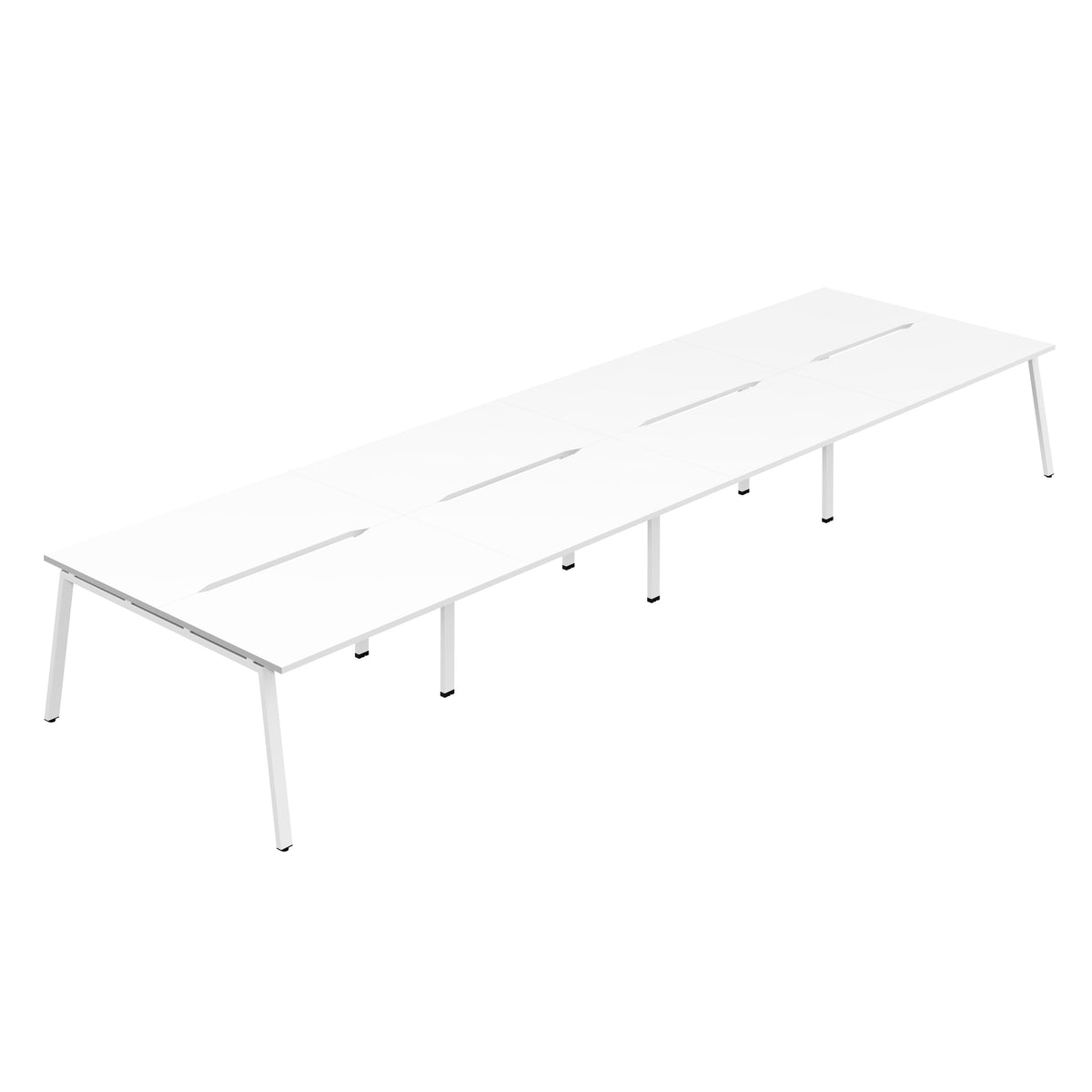 Synergy 8P Bench Desk|A-Frame