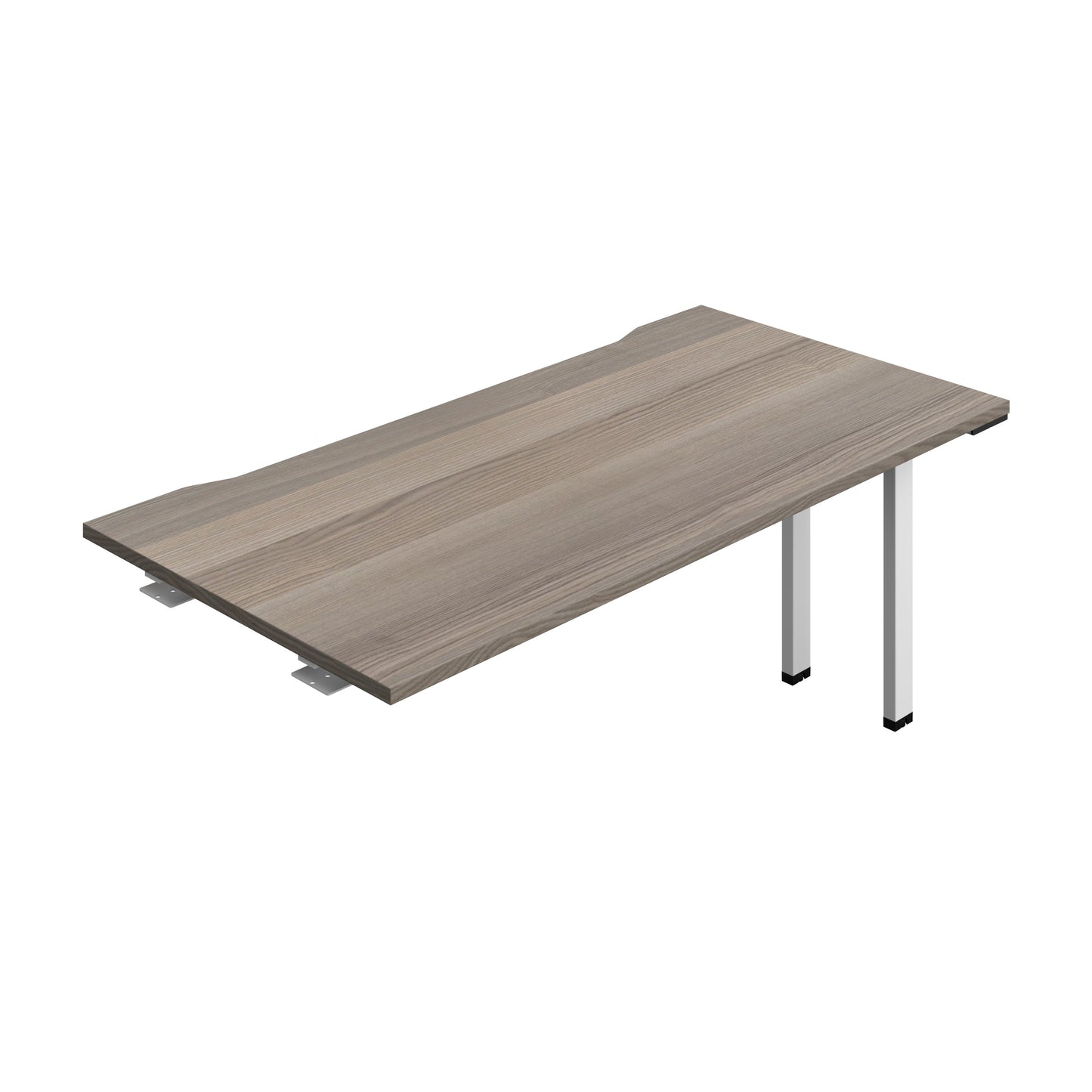 Synergy|1P Bench Extension|Cut Out|1600X800|Grey Oak-White