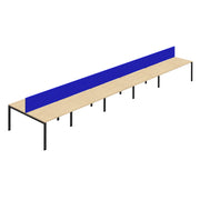 Synergy 10P Bench Desk|Goalpost|Royal Blue Screen