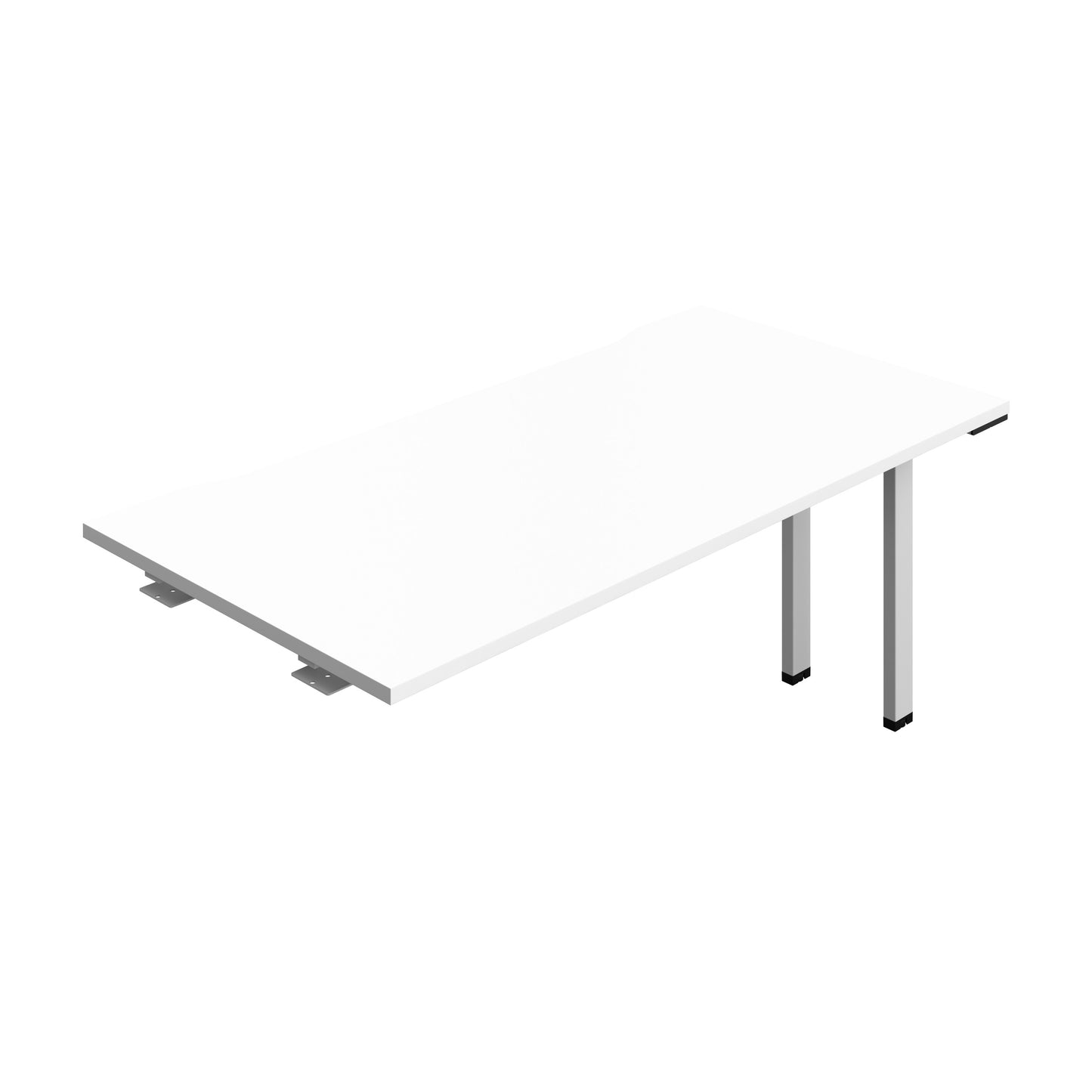 Synergy|1P Bench Extension|Cut Out|1600X800|White-Silver
