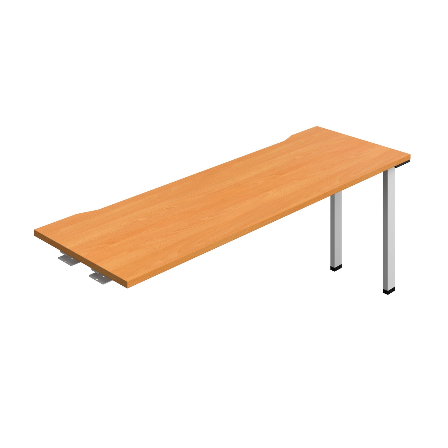 Synergy|1P Bench Extension|Cut Out|1800X700|Beech-Silver