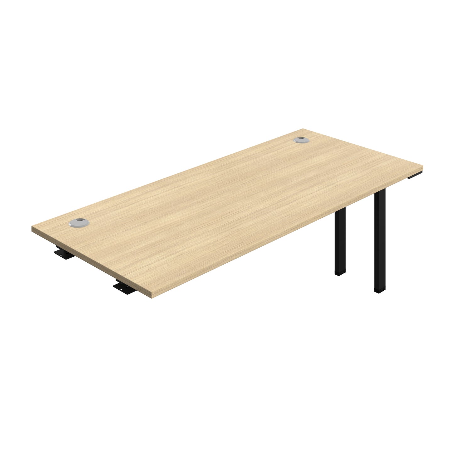 Synergy|1P Bench Extension|Cable Ports|1800X700|Nova Oak-Black