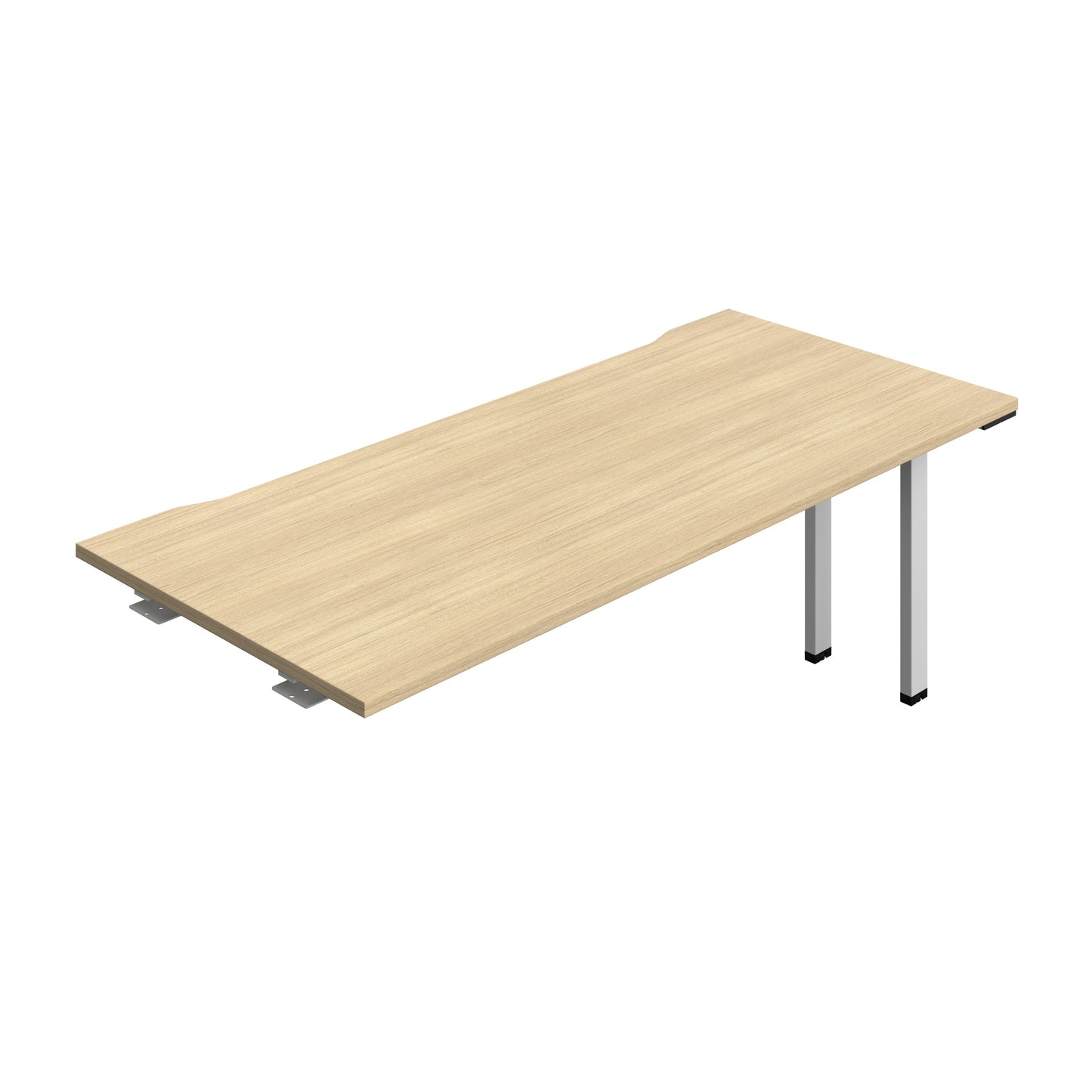Synergy|1P Bench Extension|Cut Out|1800X800|Nova Oak-Silver