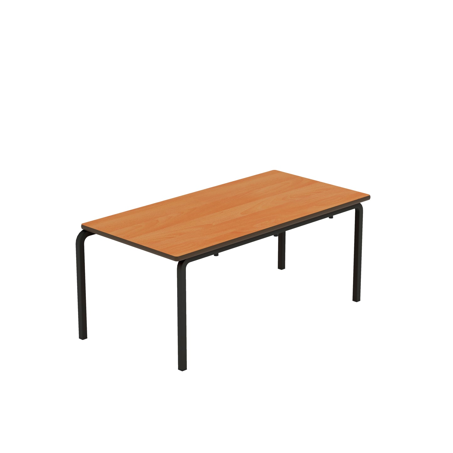 Titan Crush Bent Frame Table|1100X550X460|Beech-Black