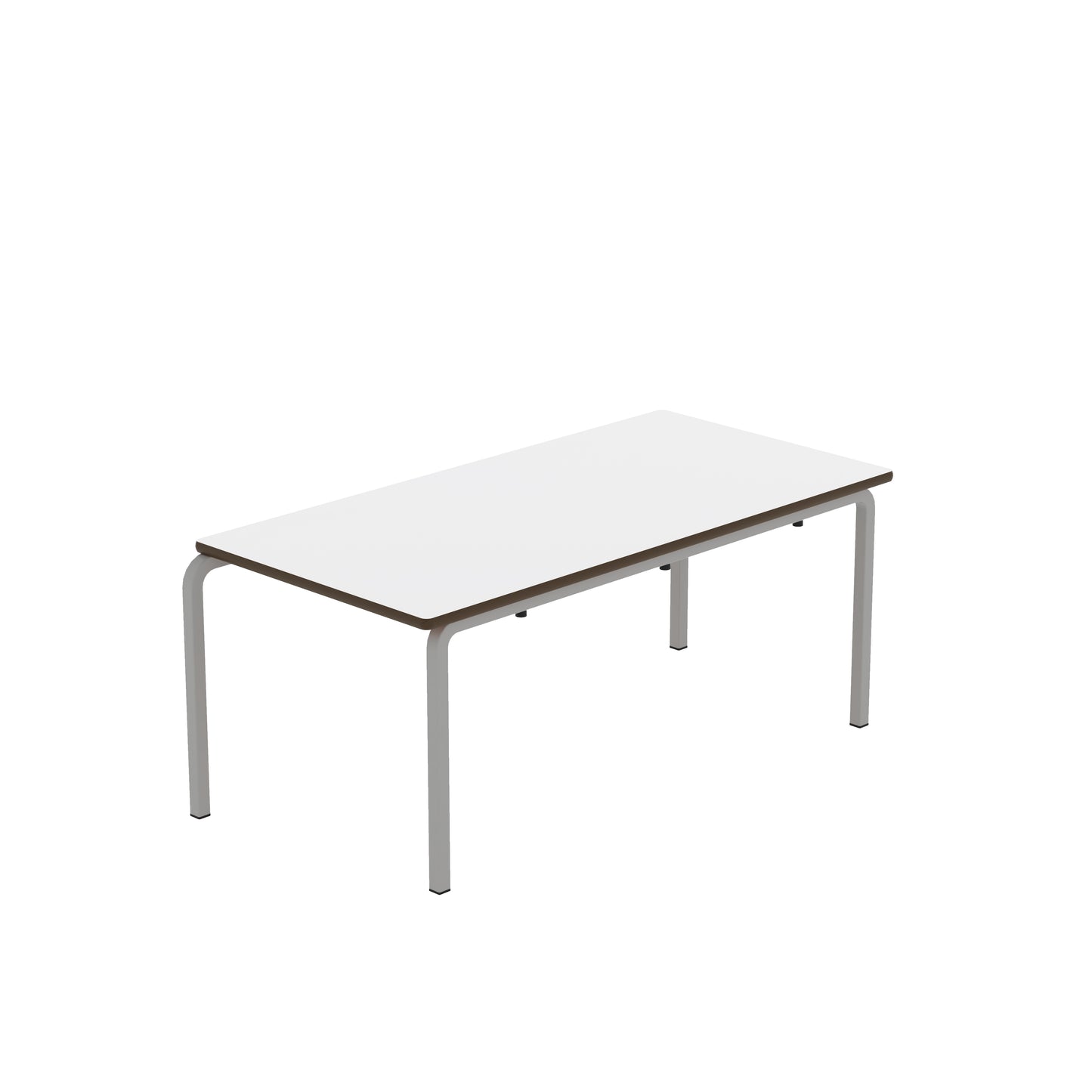 Titan Crush Bent Frame Table|1100X550X460|White-Grey