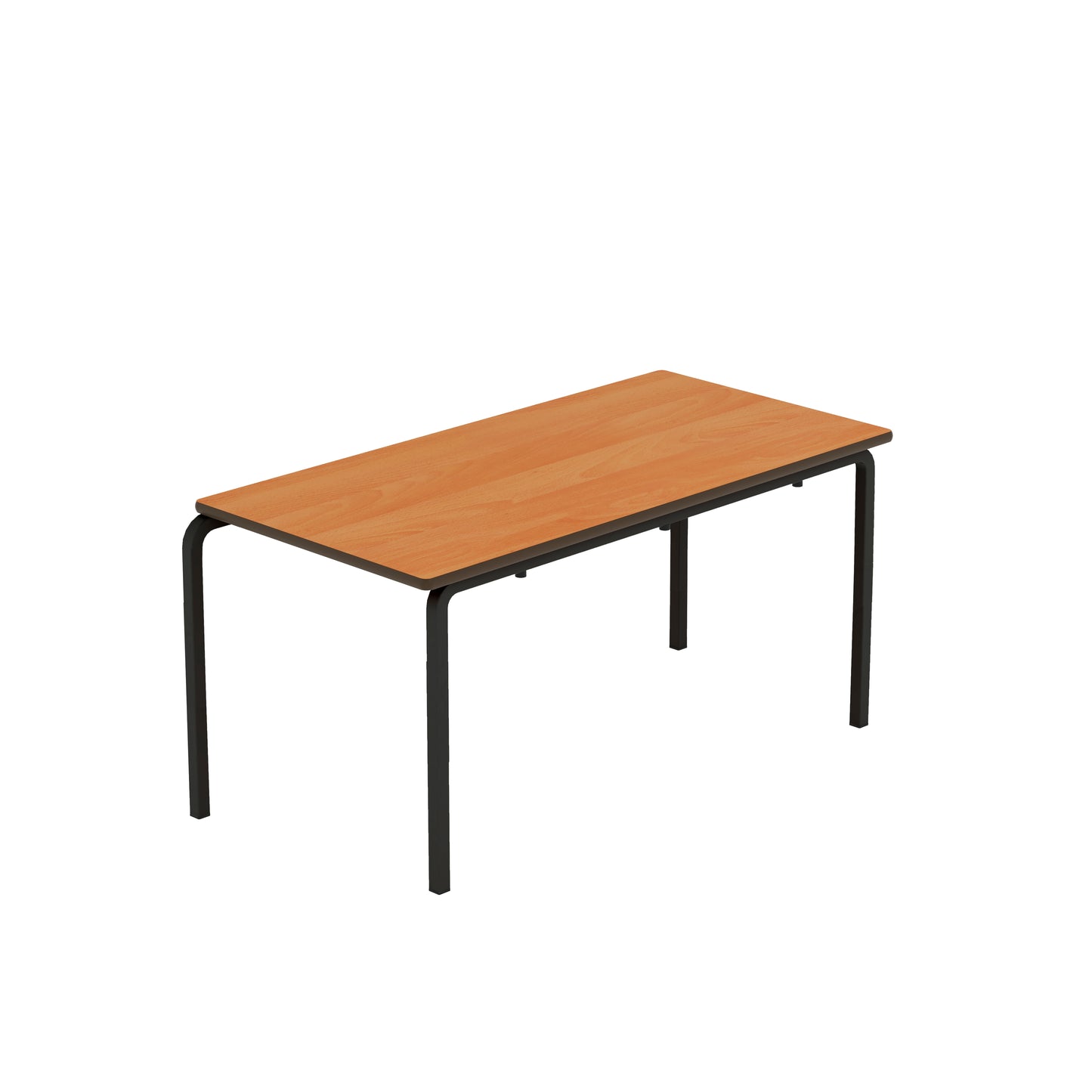 Titan Crush Bent Frame Table|1100X550X530|Beech-Black