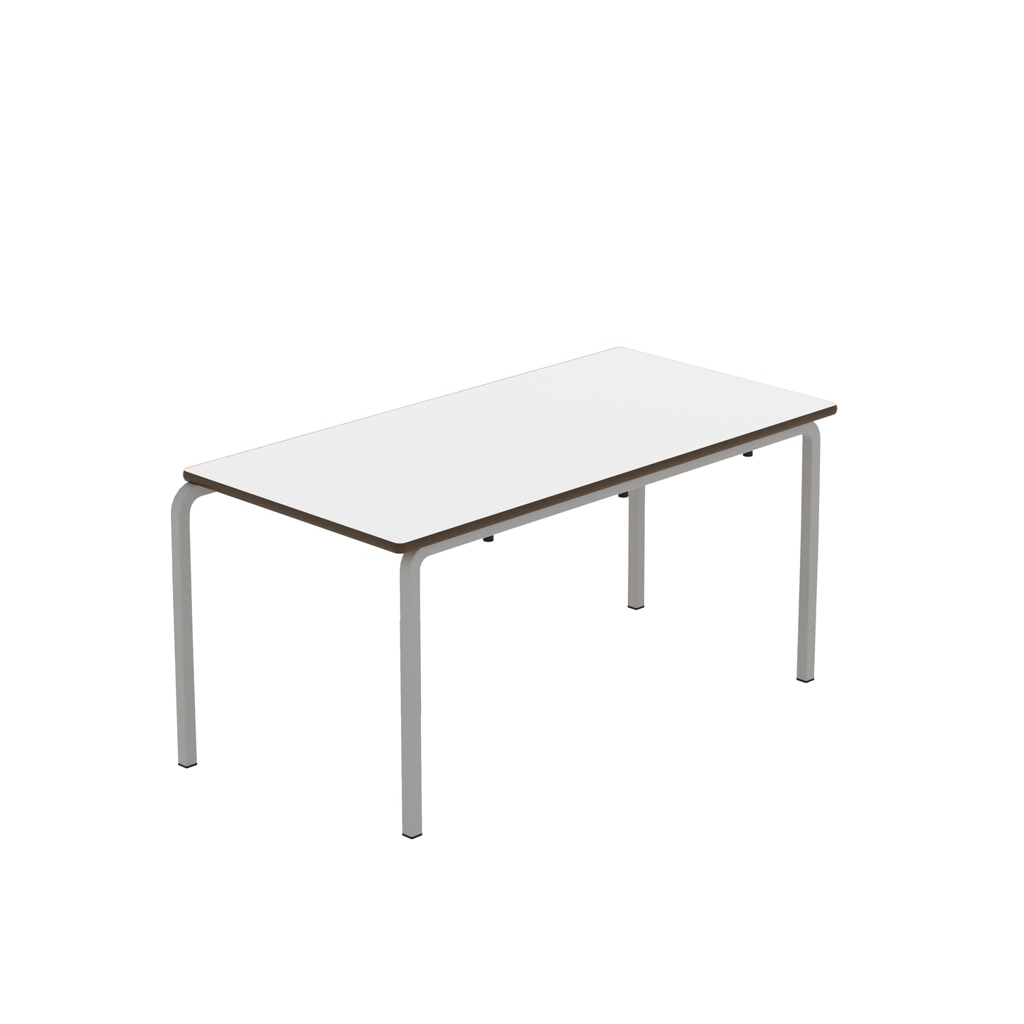 Titan Crush Bent Frame Table|1100X550X530|White-Grey