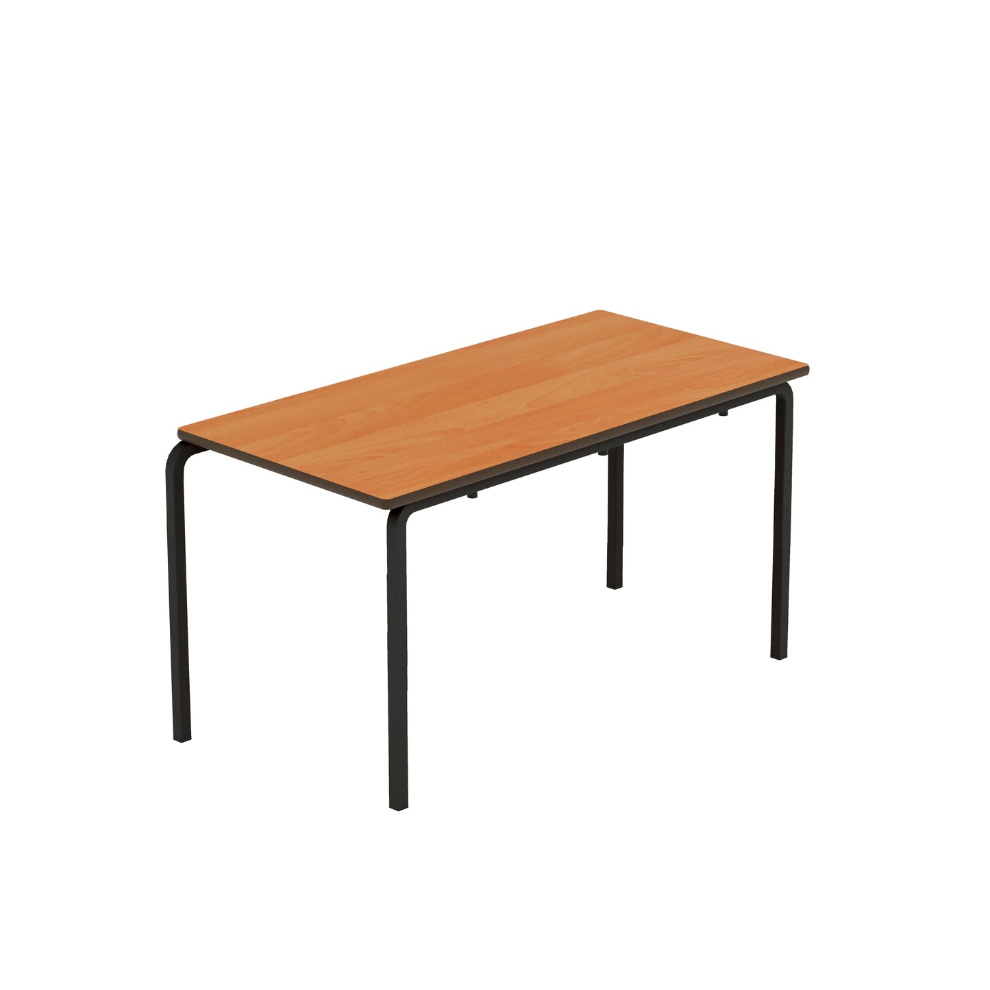 Titan Crush Bent Frame Table|1100X550X590|Beech-Black
