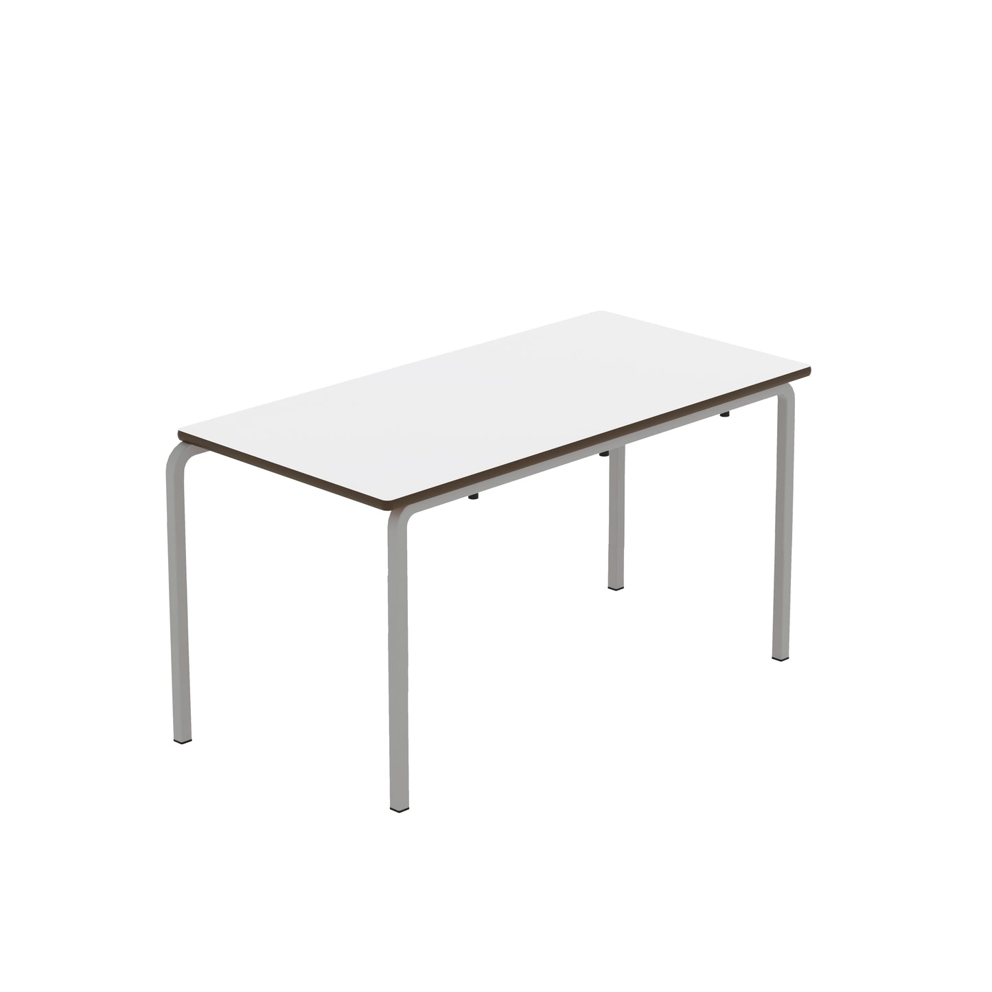 Titan Crush Bent Frame Table|1100X550X590|White-Grey