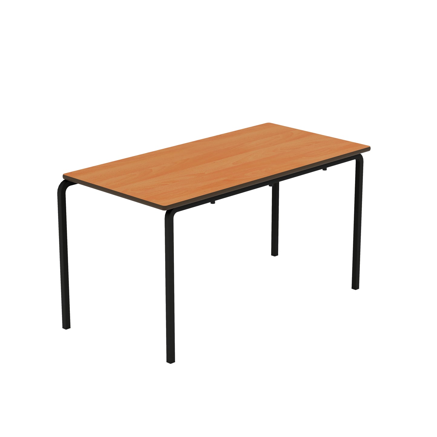 Titan Crush Bent Frame Table|1200X600X640|Beech-Black