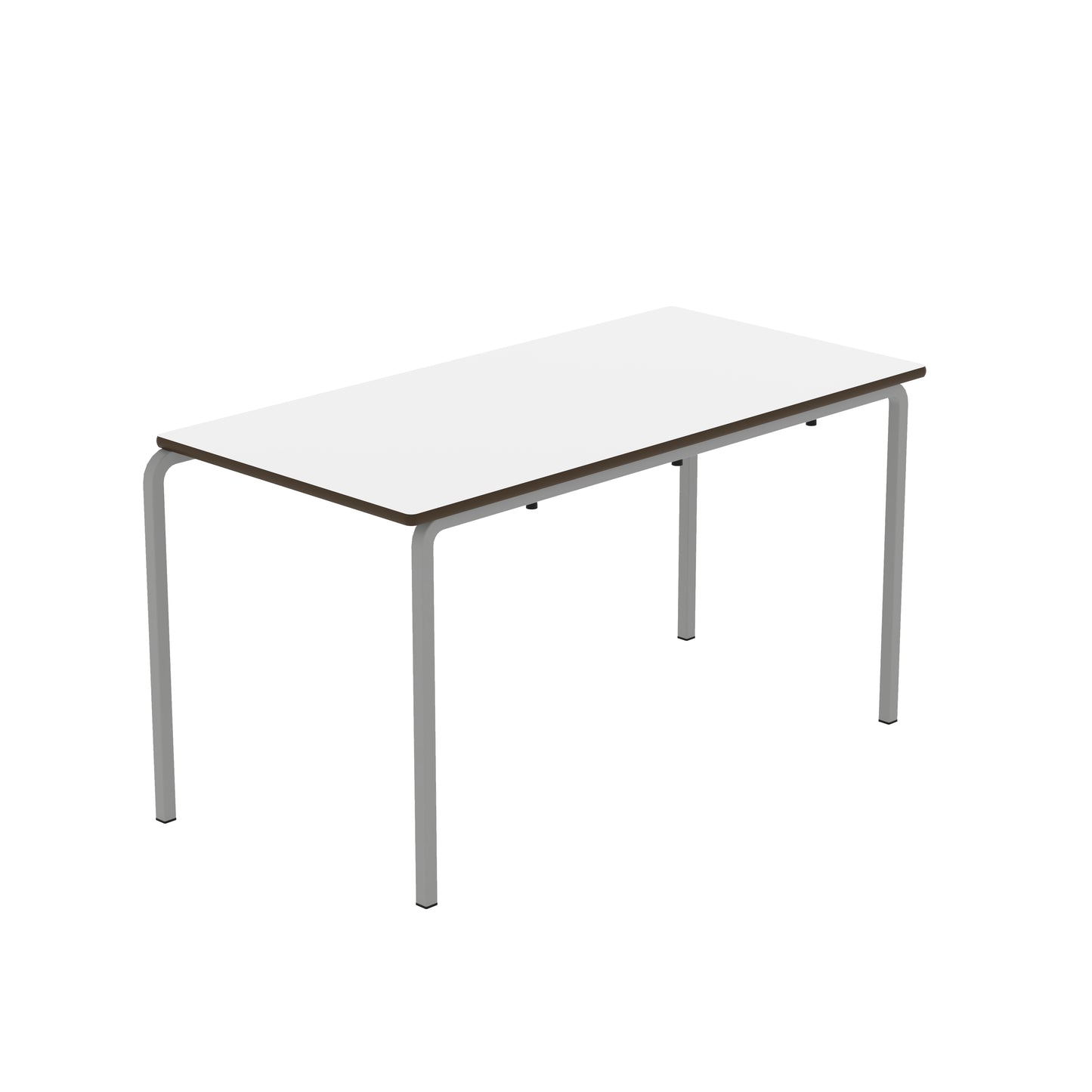 Titan Crush Bent Frame Table|1200X600X640|White-Grey