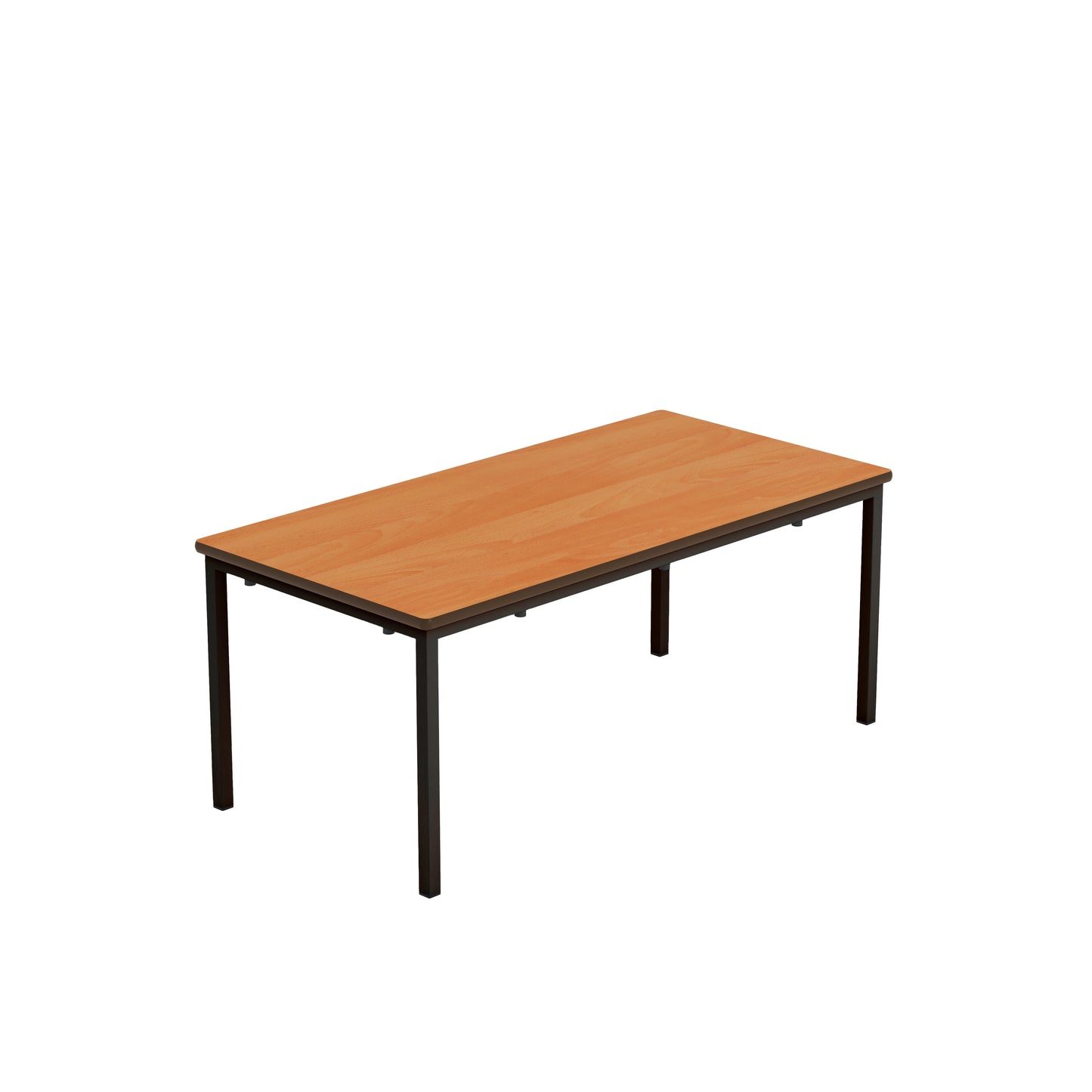 Titan Fully Welded Classroom Table|1100x550x360|Beech-Black