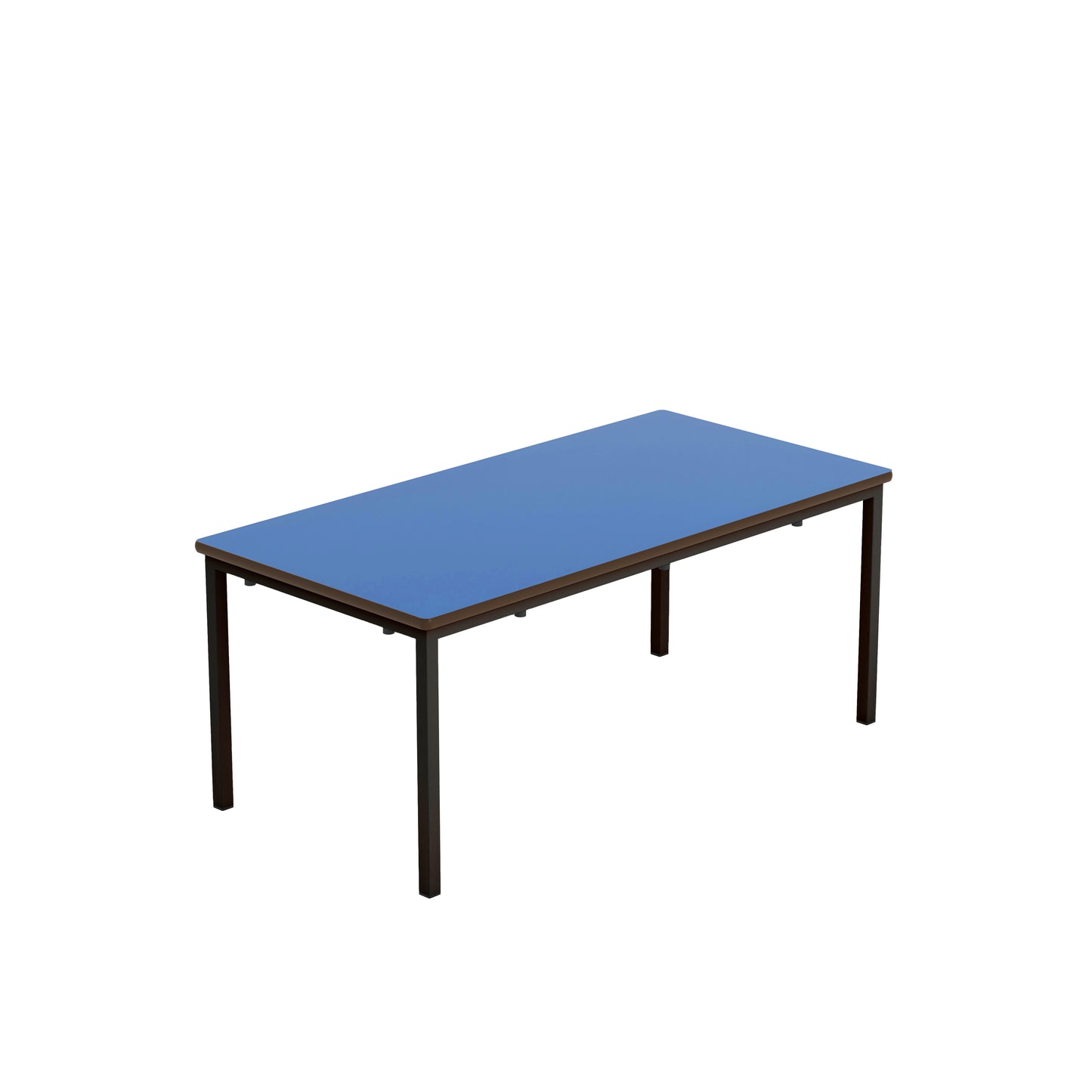 Titan Fully Welded Classroom Table|1100x550x460|Blue-Black