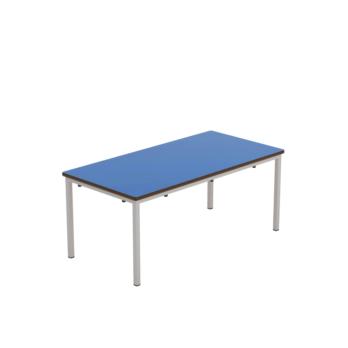 Titan Fully Welded Classroom Table|1100x550x460|Blue-Grey