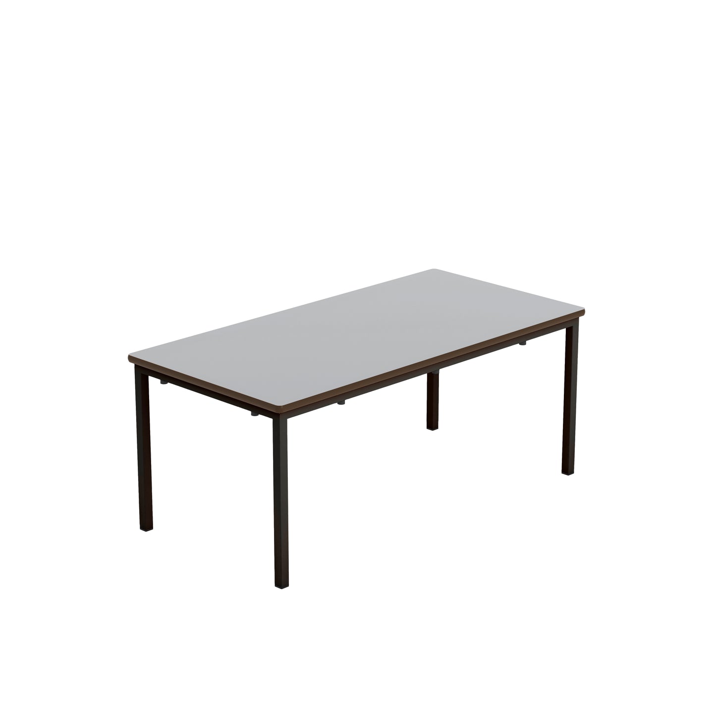 Titan Fully Welded Classroom Table|1100x550x460|Grey-Black