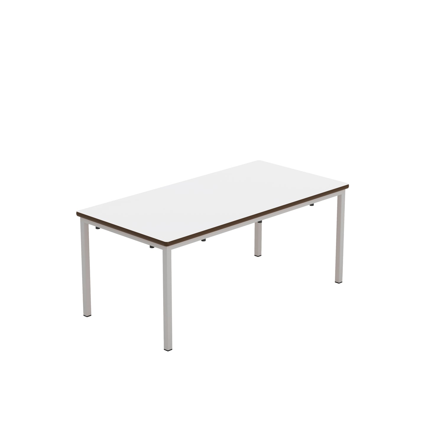 Titan Fully Welded Classroom Table|1100x550x460|White-Grey