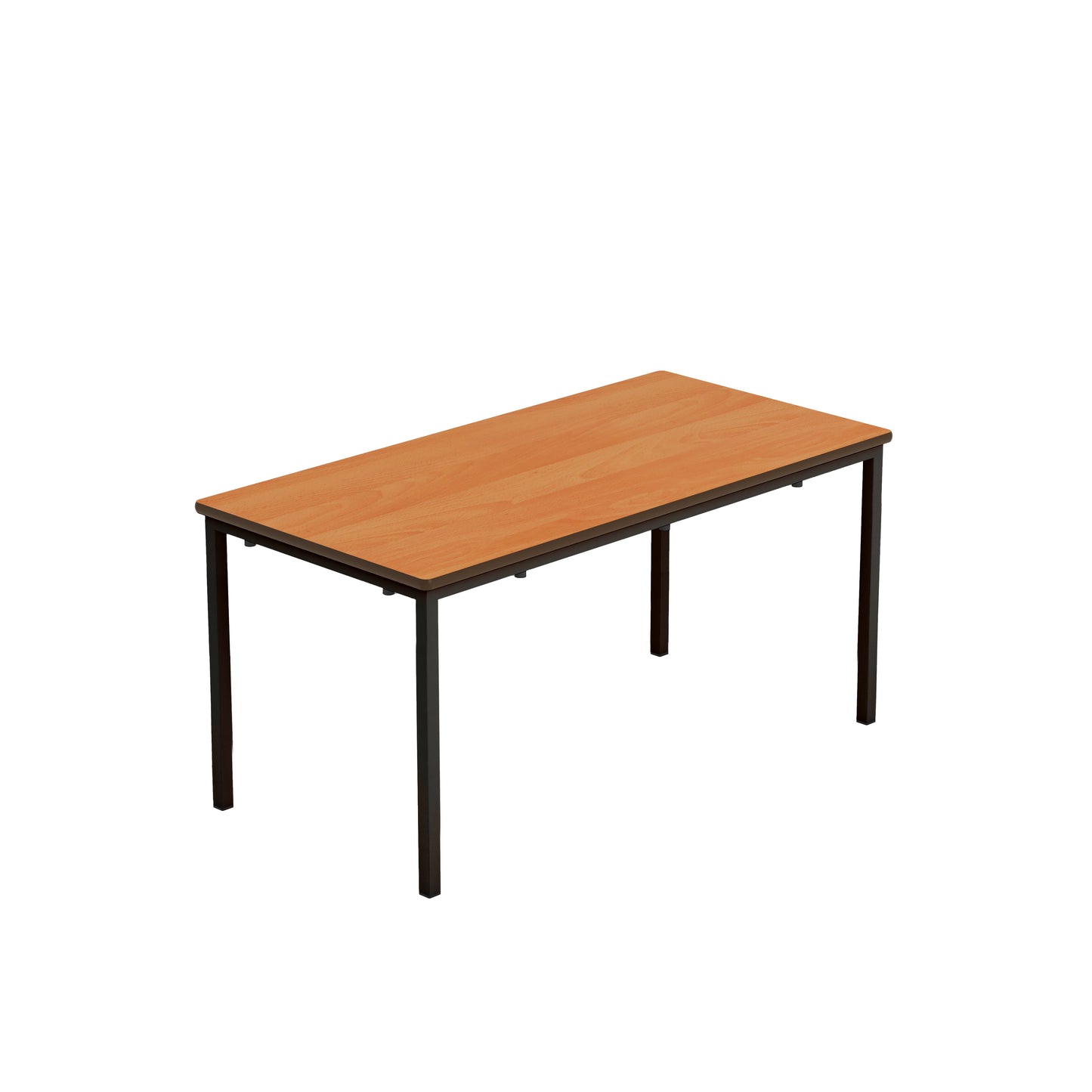 Titan Fully Welded Classroom Table|1100x550x530|Beech-Black