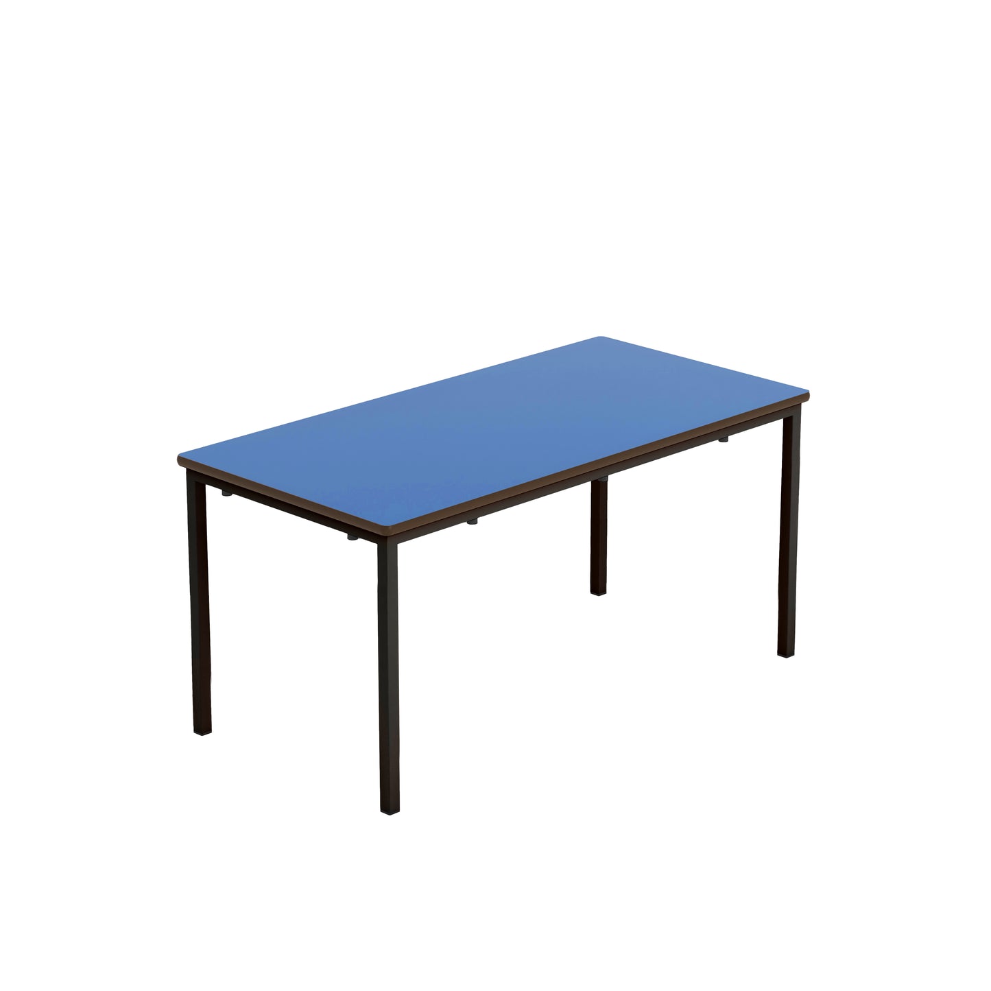 Titan Fully Welded Classroom Table|1100x550x530|Blue-Black