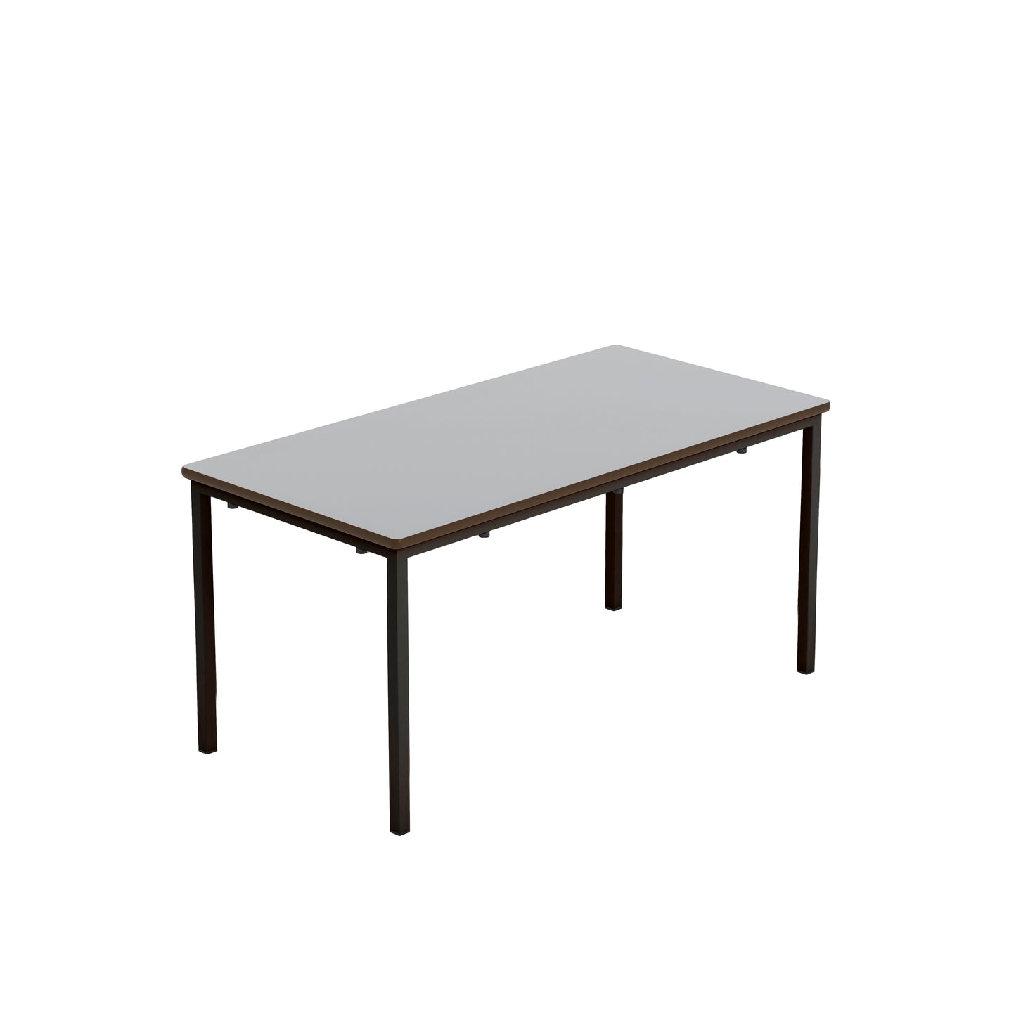 Titan Fully Welded Classroom Table|1100x550x530|Grey-Black
