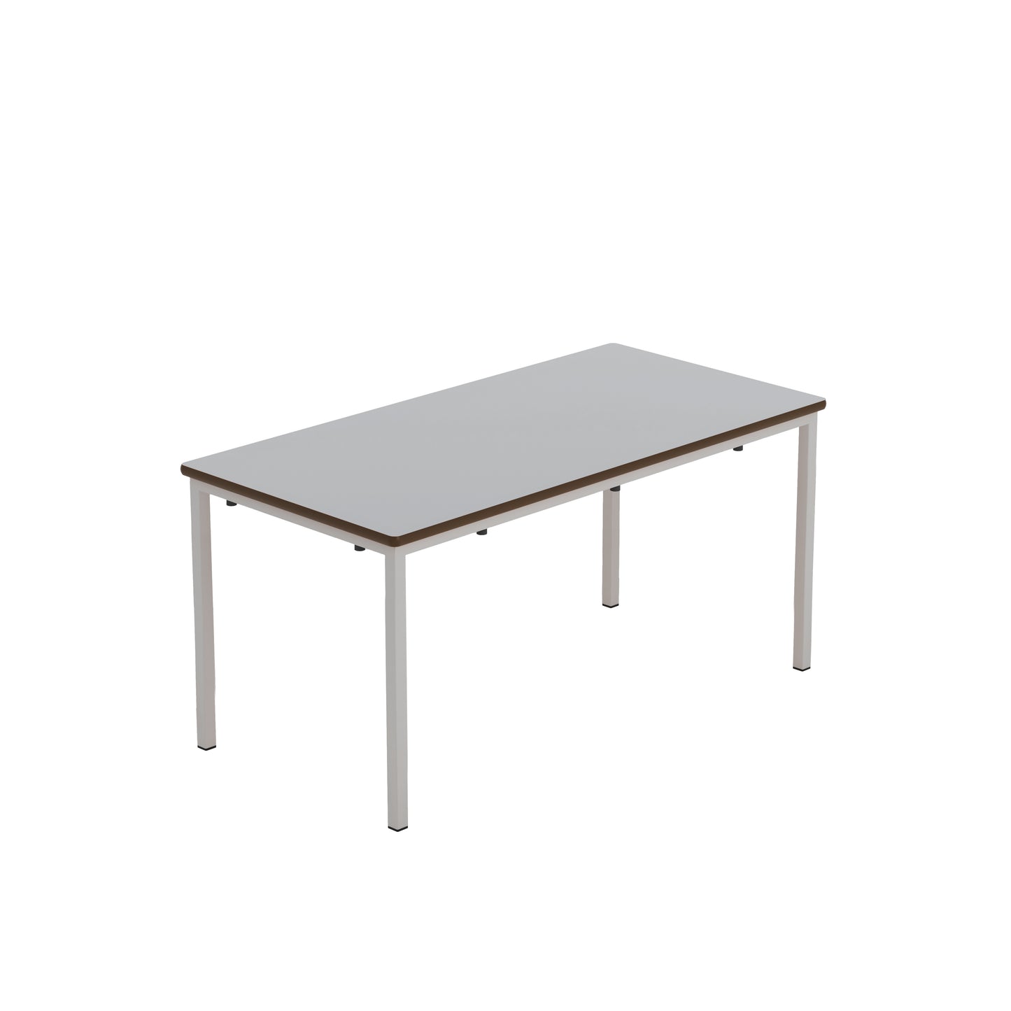 Titan Fully Welded Classroom Table|1100x550x530|Grey-Grey