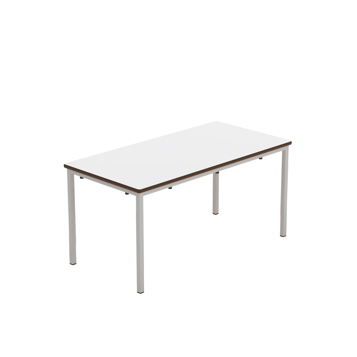 Titan Fully Welded Classroom Table|1100x550x530|White-Grey