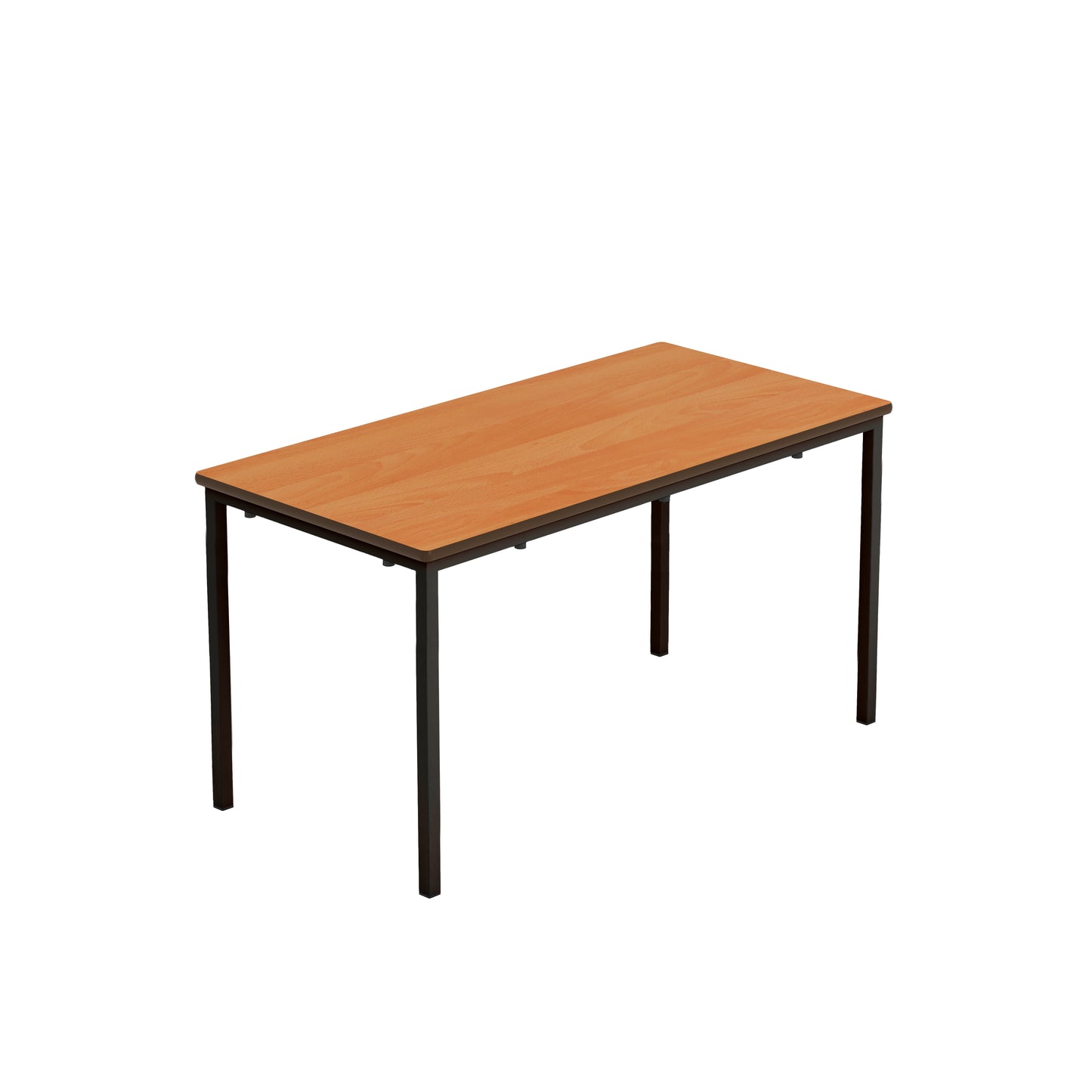 Titan Fully Welded Classroom Table|1100x550x590|Beech-Black