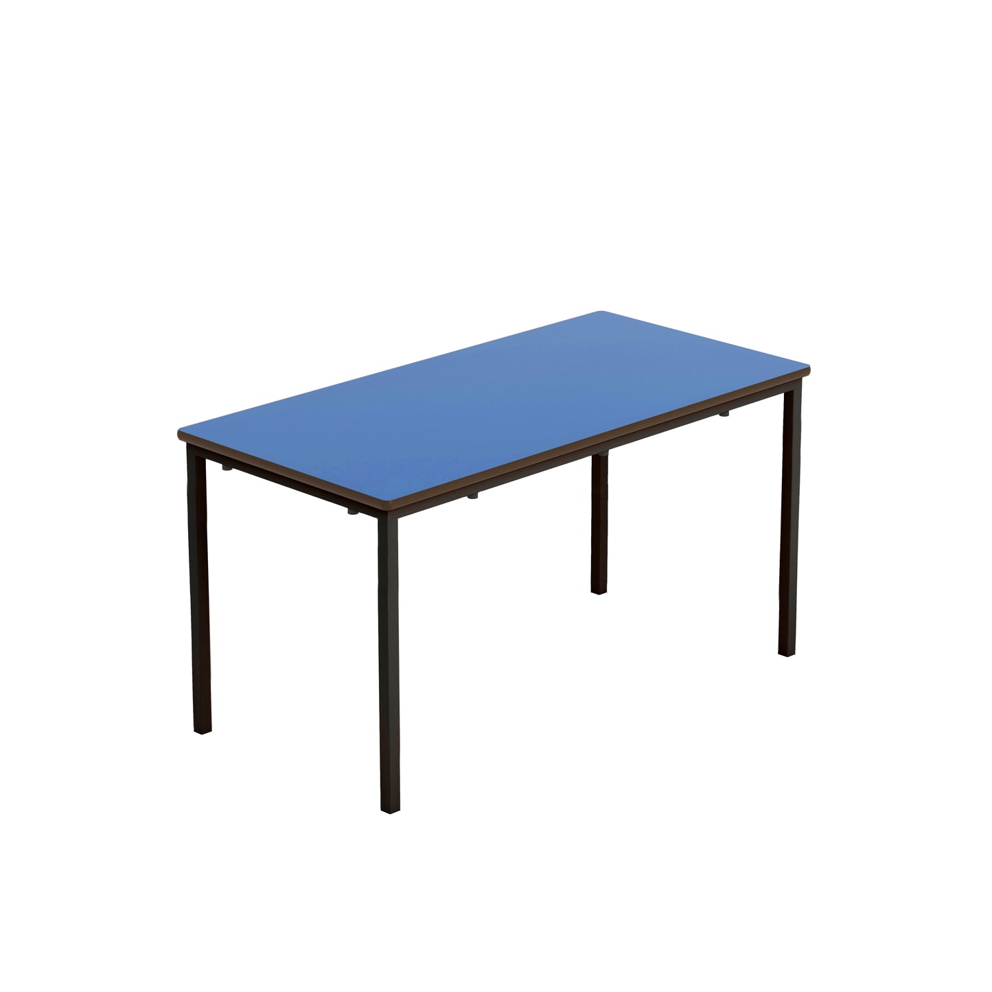 Titan Fully Welded Classroom Table|1100x550x590|Blue-Black