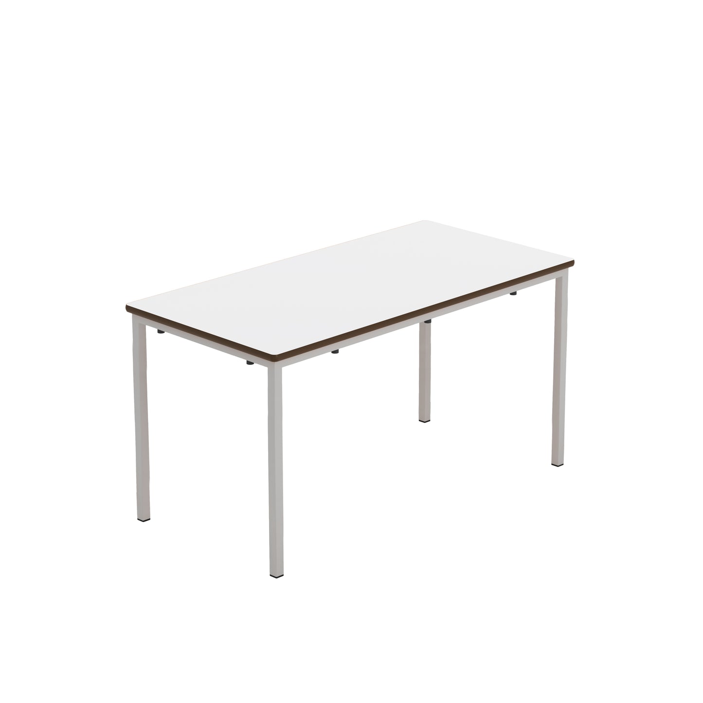 Titan Fully Welded Classroom Table|1100x550x590|White-Grey