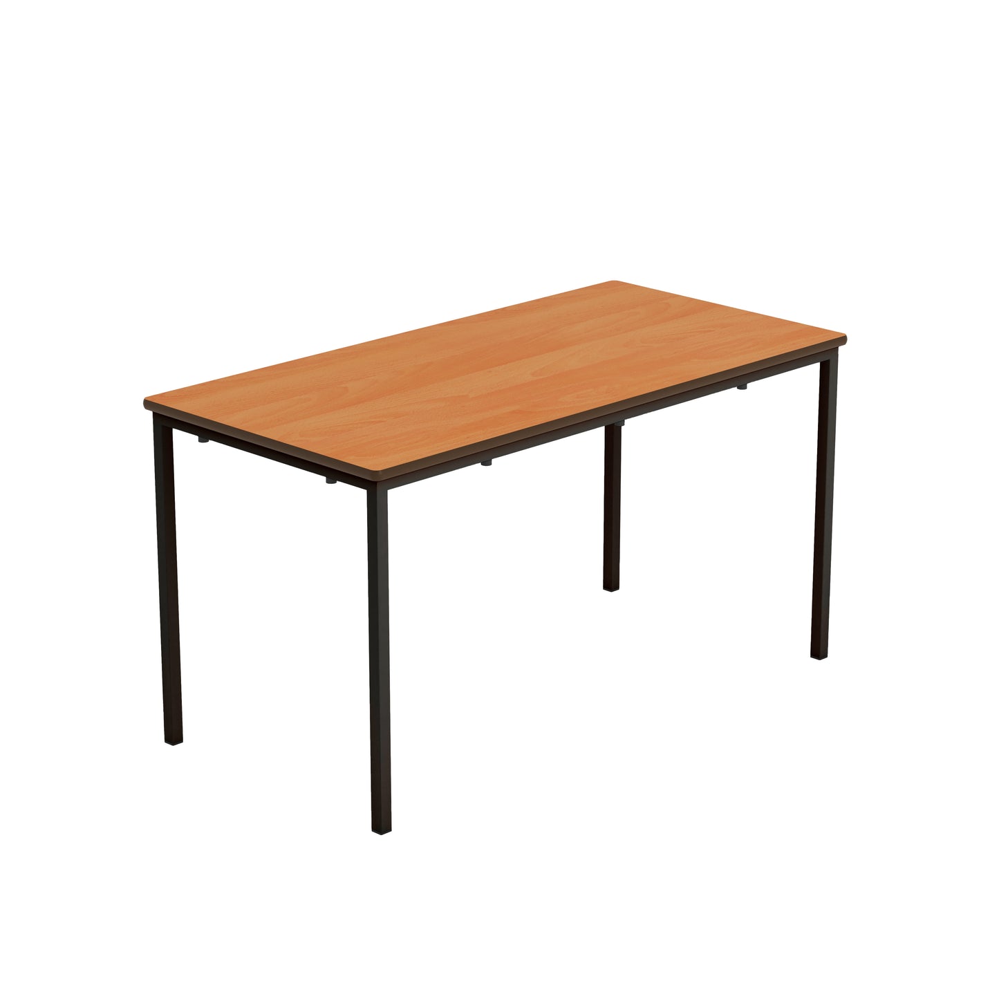 Titan Fully Welded Classroom Table|1200x600x640|Beech-Black