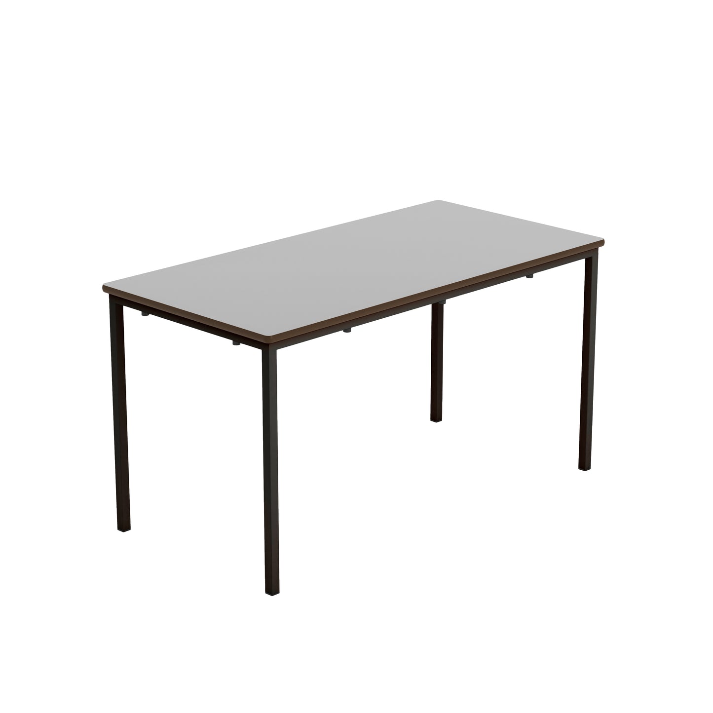 Titan Fully Welded Classroom Table|1200x600x640|Grey-Black