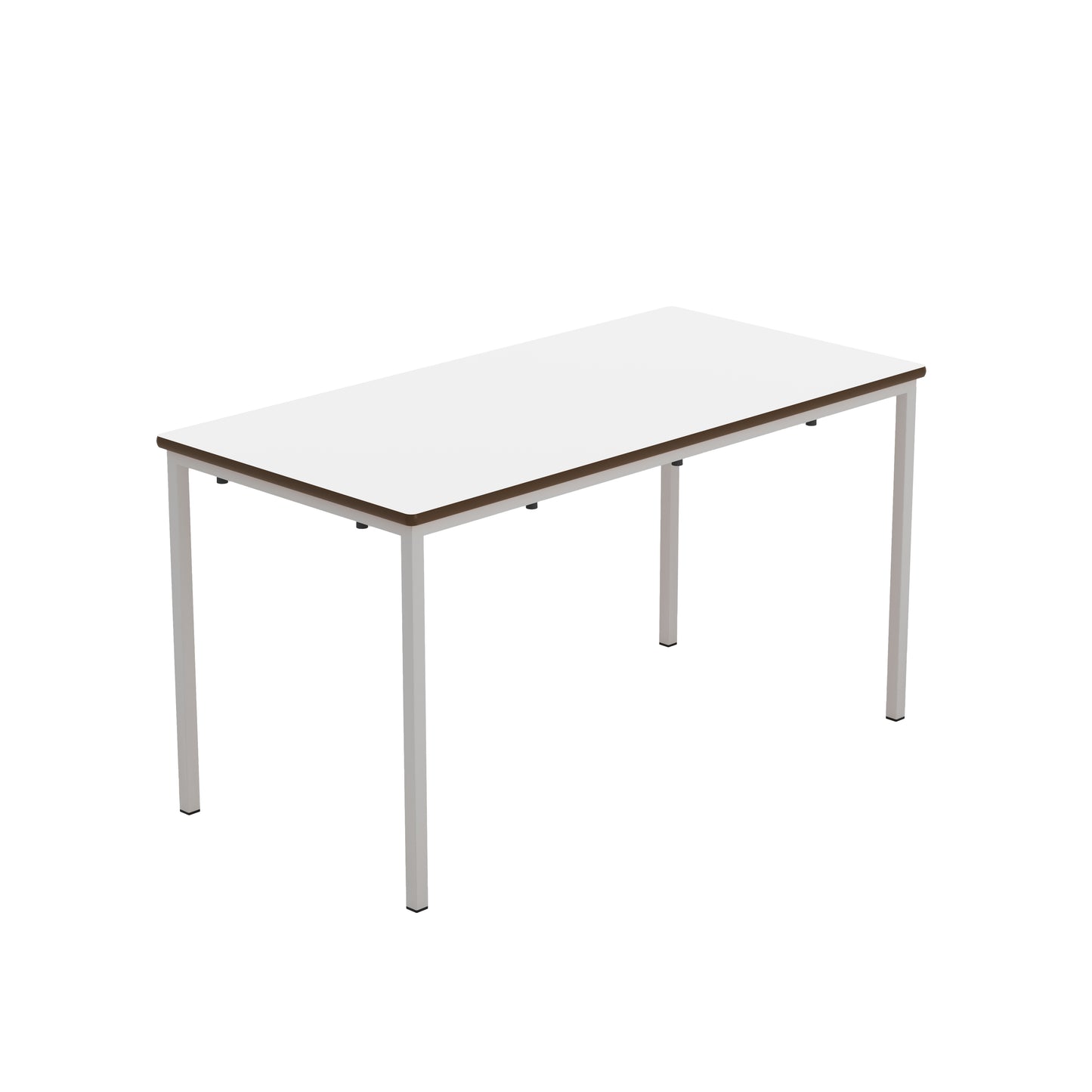 Titan Fully Welded Classroom Table|1200x600x640|White-Grey