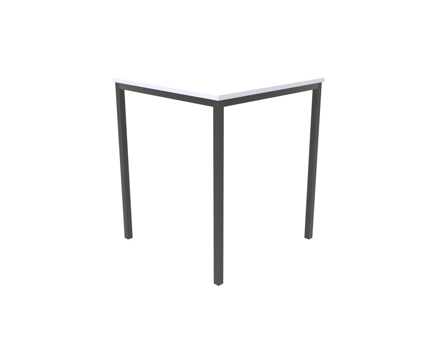 Titan Fully Welded Classroom Table|600x600x710|Grey-Black