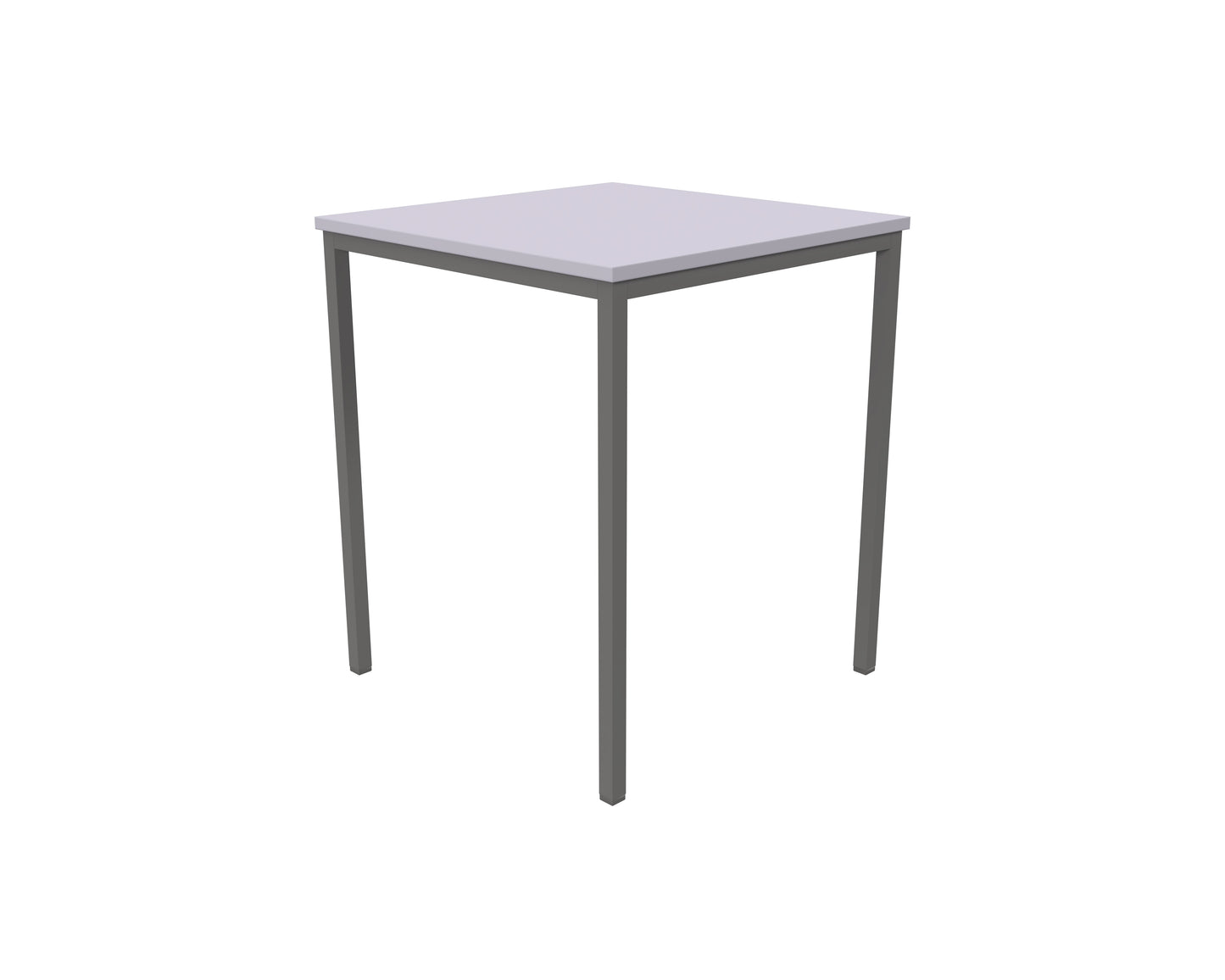 Titan Fully Welded Classroom Table|600x600x760|White-Grey