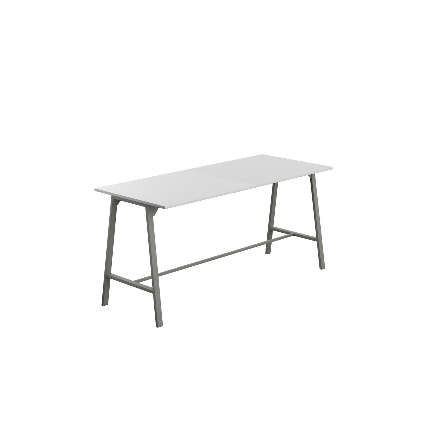 Titan High Maker Rectangular Table|1200x1000|White-Anthracite