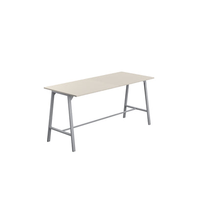 Titan High Maker Rectangular Table|1200x1000|Silver-Grey