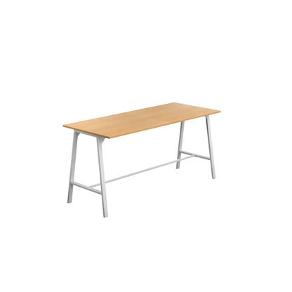 Titan High Maker Rectangular Table|1200x1000|Ellmau Beech-White