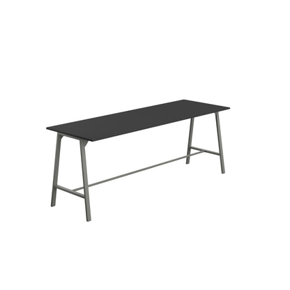 Titan High Maker Rectangular Table|1500x1000|Black-Anthracite