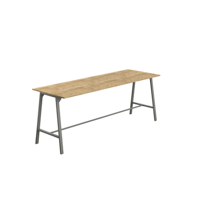 Titan High Maker Rectangular Table|1500x1000|Natural Nebraska Oak-Anthracite