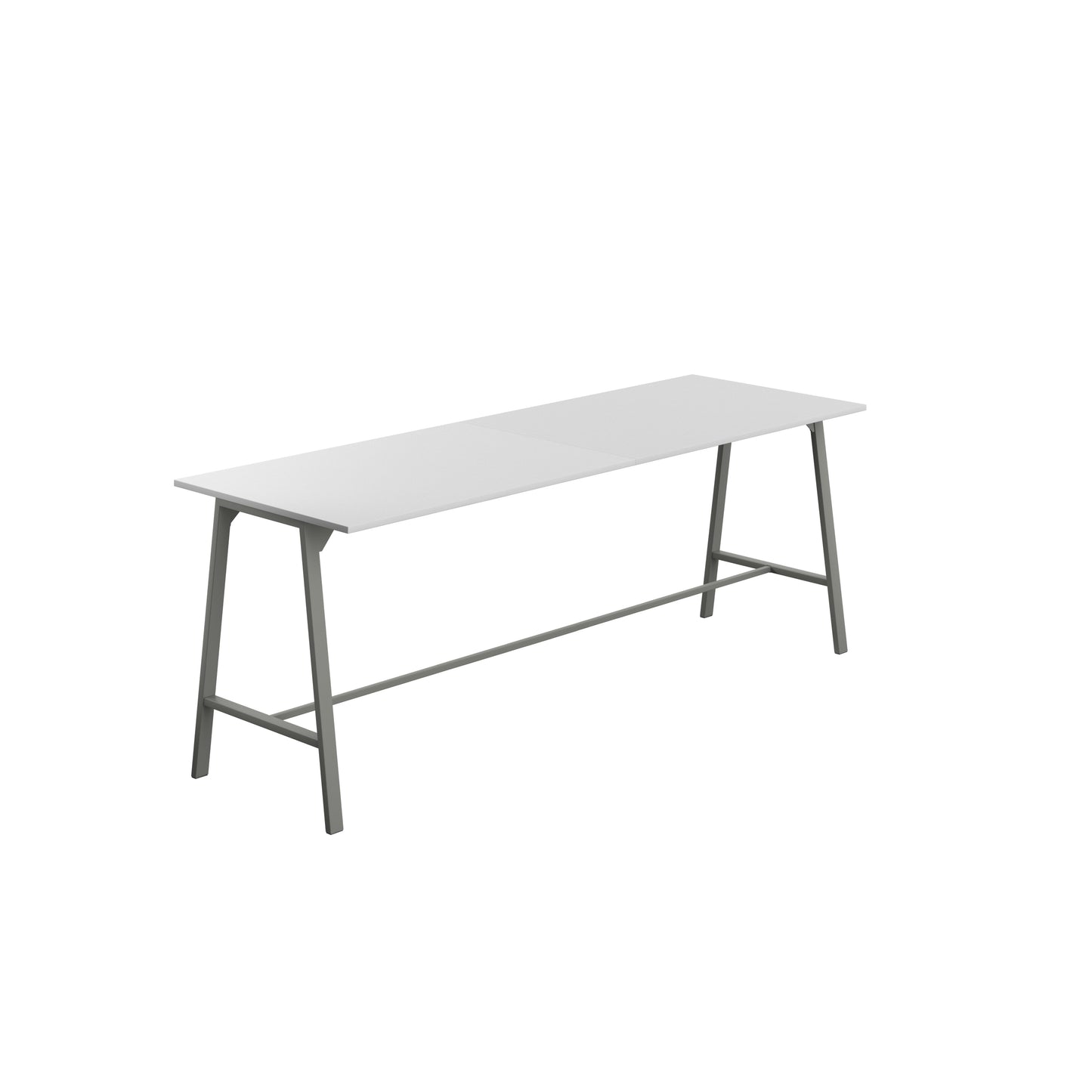 Titan High Maker Rectangular Table|1500x1000|White-Anthracite