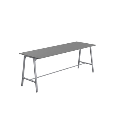 Titan High Maker Rectangular Table|1500x1000|Anthracite-Silver