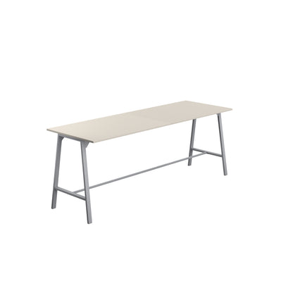 Titan High Maker Rectangular Table|1500x1000|Grey-Silver