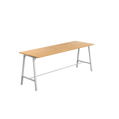 Titan High Maker Rectangular Table|1500x1000|Ellmau Beech-White