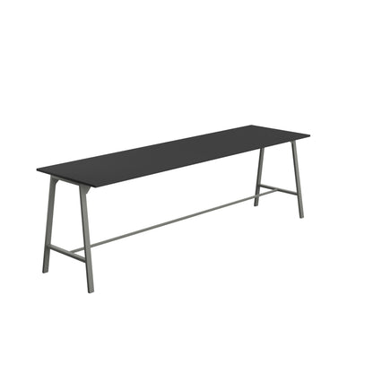 Titan High Maker Rectangular Table|1800x1000|Black-Anthracite