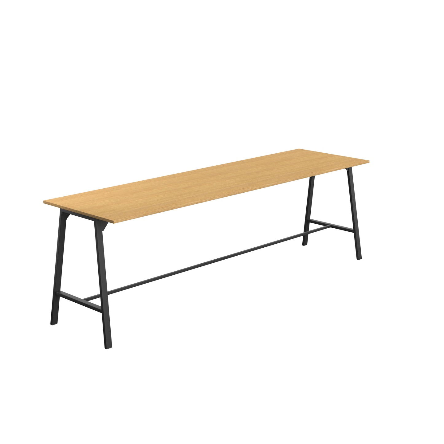 Titan High Maker Rectangular Table|1800x1000|Sorano Oak-Black
