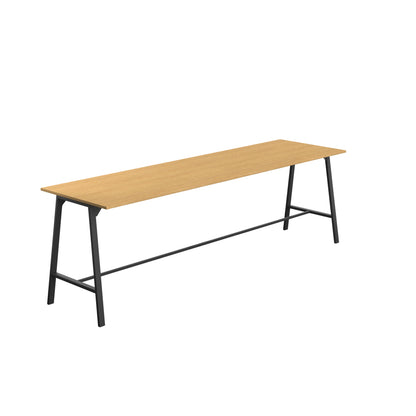 Titan High Maker Rectangular Table|1800x1000|Sorano Oak-Black