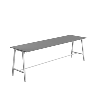 Titan High Maker Rectangular Table|1800x1000|Anthracite-White